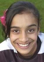 VANISHA PATEL: Says she was inspired by the film Bend It Like Beckham. Picture: TERRY SCOTT