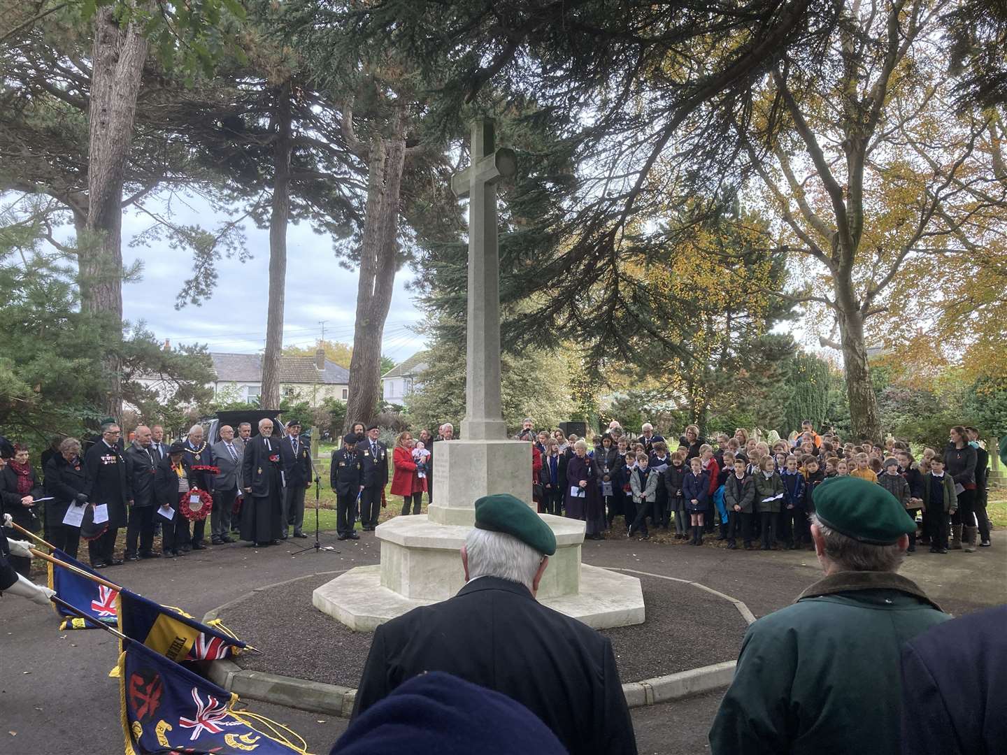 The service at Deal on Thursday. Picture: James Murray