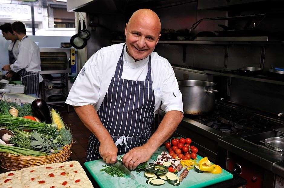 Chef Aldo Zilli will be serving the food in Southborough