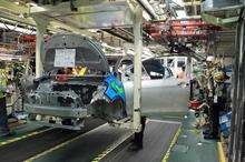UK car manufacturing turnover up 12%