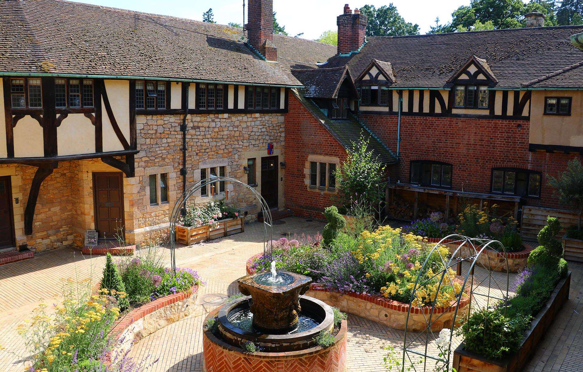 Hever Castle B&B rooms look out over the courtyard Picture: Hever Castle & Gardens