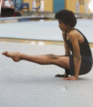 Leon Junior was a talented gymnast as a teen