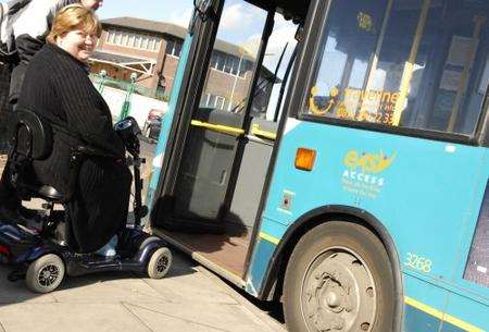 Debbie Stiff is not allowed on Arriva Buses with her mobility scooter