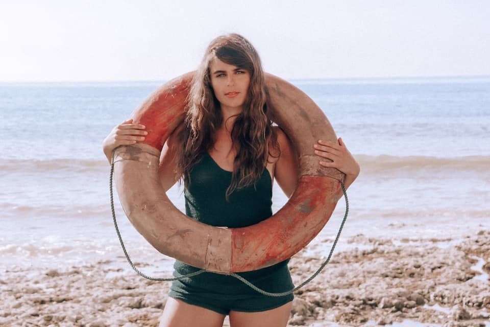 Brighton actress Kirsten Callaghan has been shooting scenes for the film The Vindication Swim off Sheppey. She trained for three months to become a channel swimmer for the role. Picture: Studio Essy