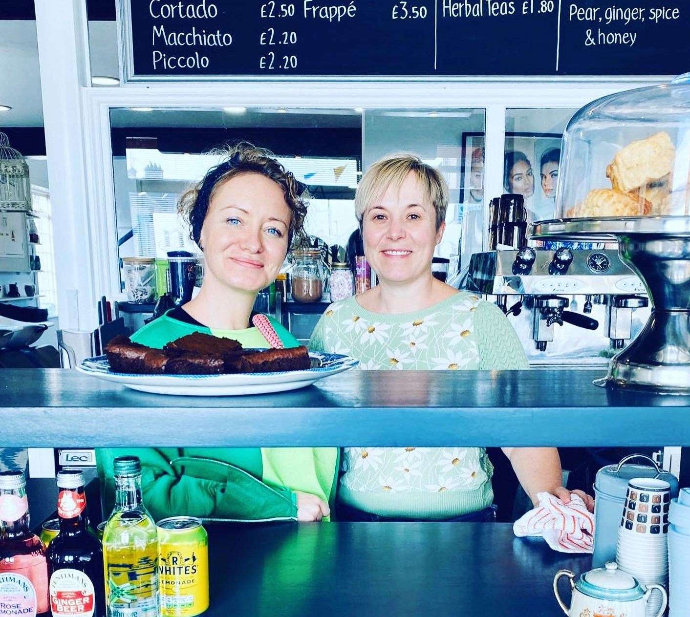 Sherry Newton (left) and business partner Alison Clarke at Toast cafe