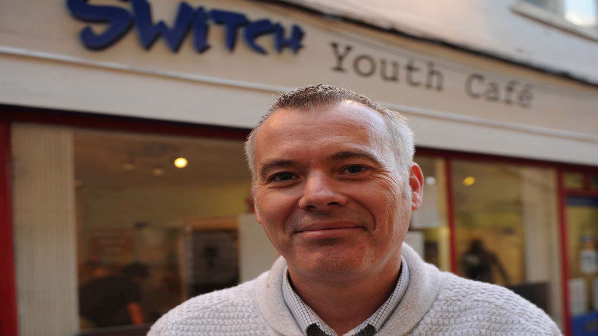 Mark Chase, manager of Switch Youth Cafe