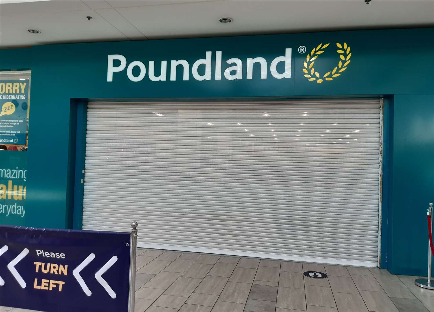 Ashford's Poundland had reopened in June following the first lockdown, but shut again in August