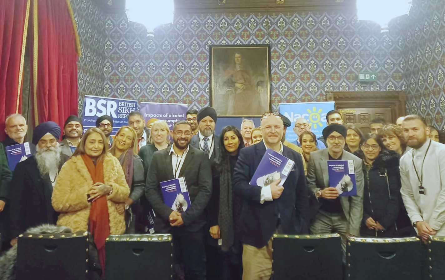 The launch of the first study into alcoholism in Sikh communities, last year.