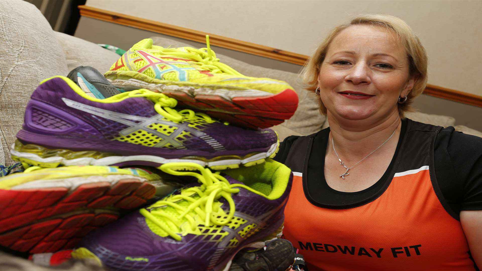 Kirsty Winwood is set to run more than 40 marathons this year