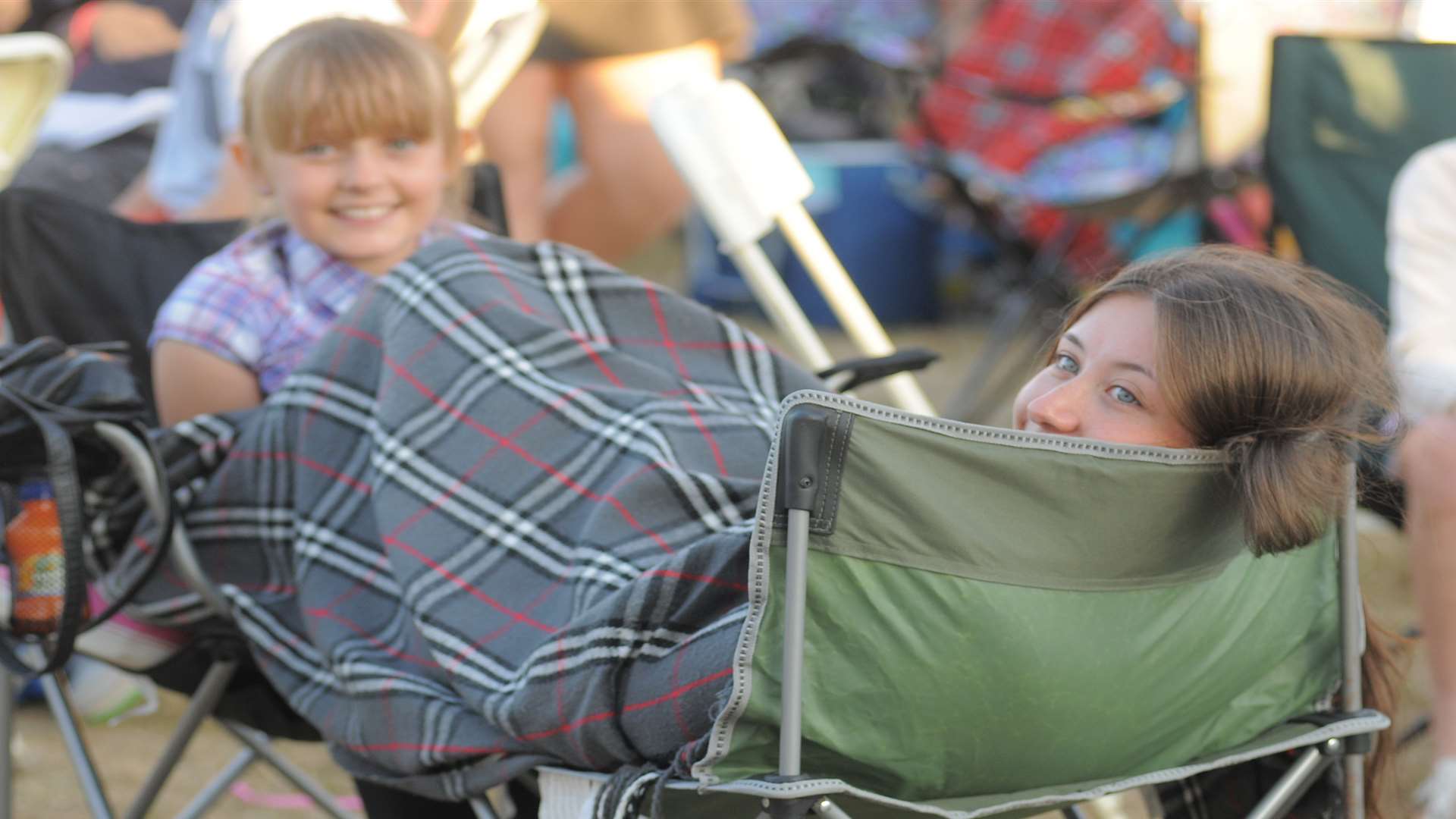 Relax with chairs, blankets and a picnic at the Rochester Castle Concerts