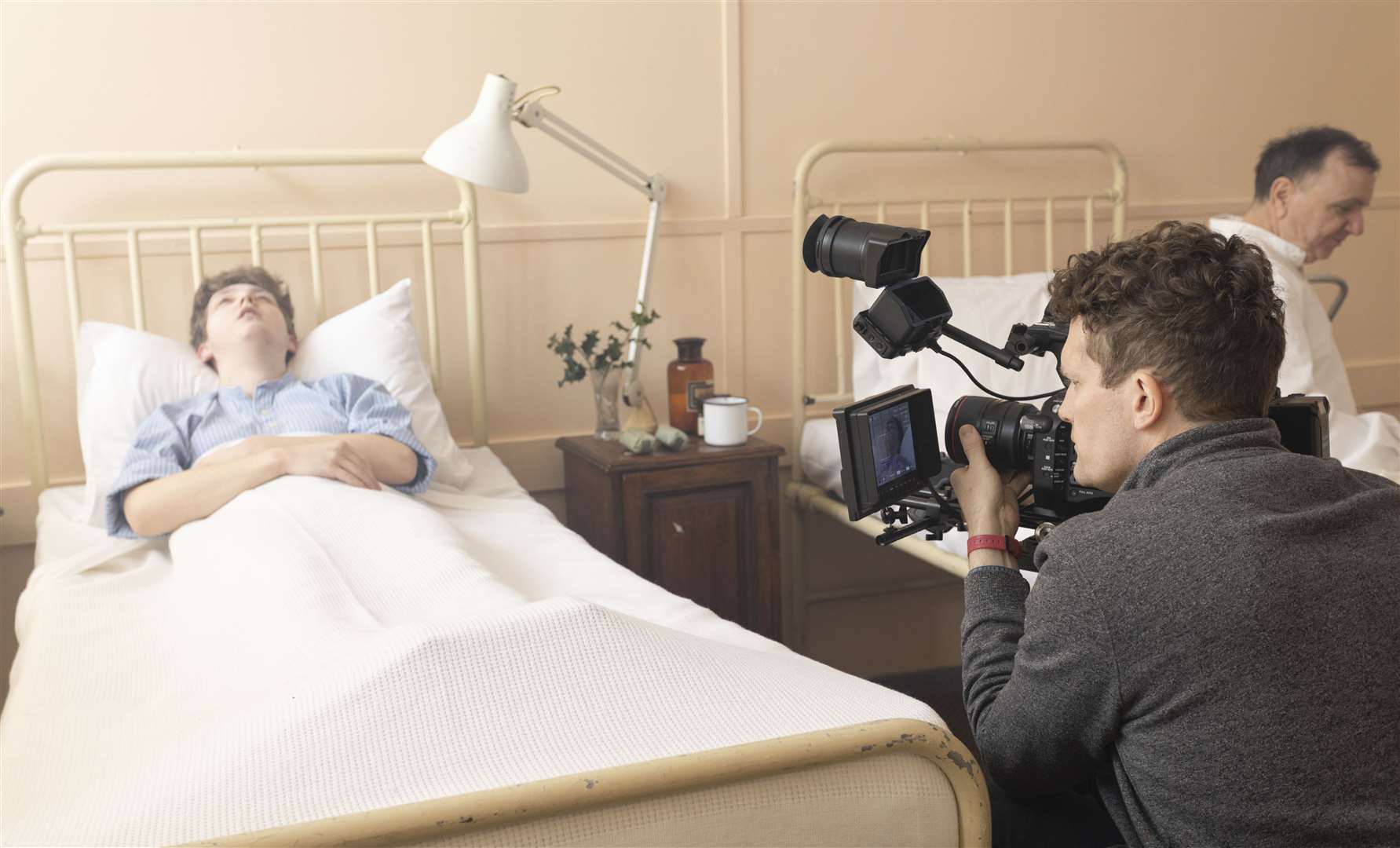 Local actor Cameron Ralph had the role of the NHS patient in the documentary Picture: Kevin Ralph