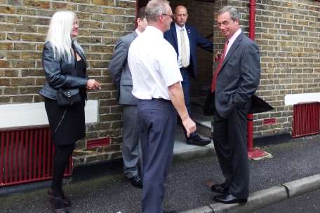 Nigel Farage on the night of his selection as UKIP candidate for Thanet South. Picture: Mike Pett
