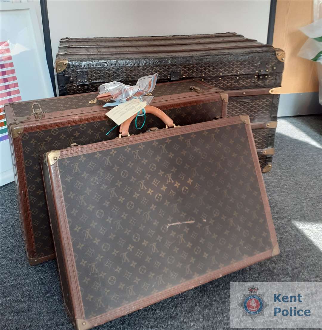 A huge amount of designer goods were seized. Picture: Kent Police
