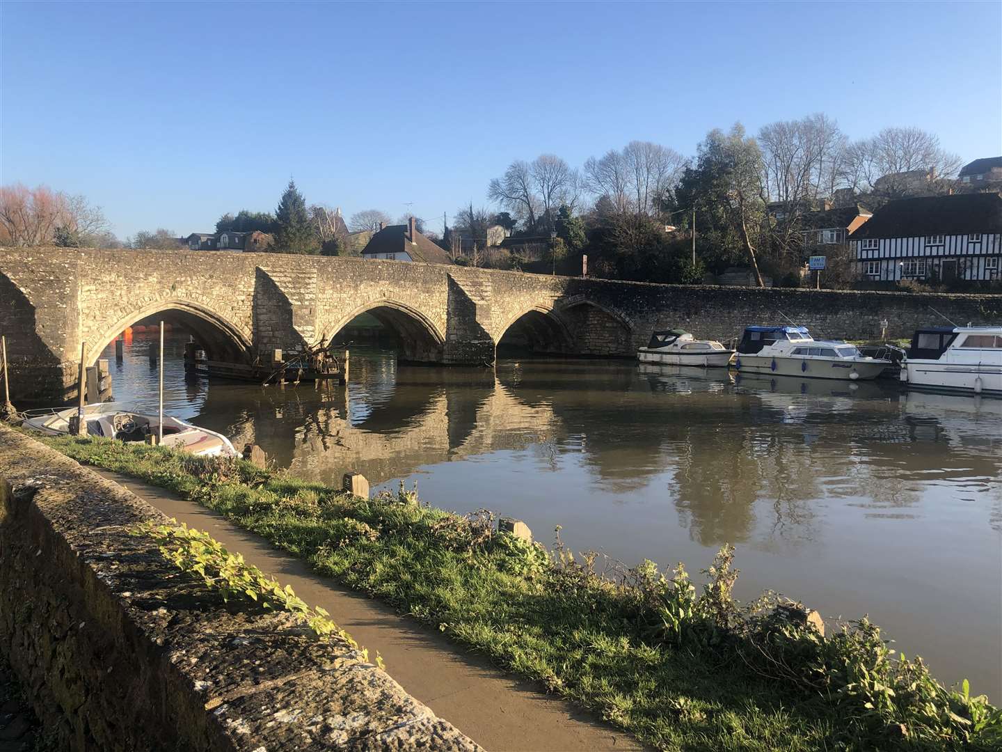 East Farleigh river levels have returned to normal