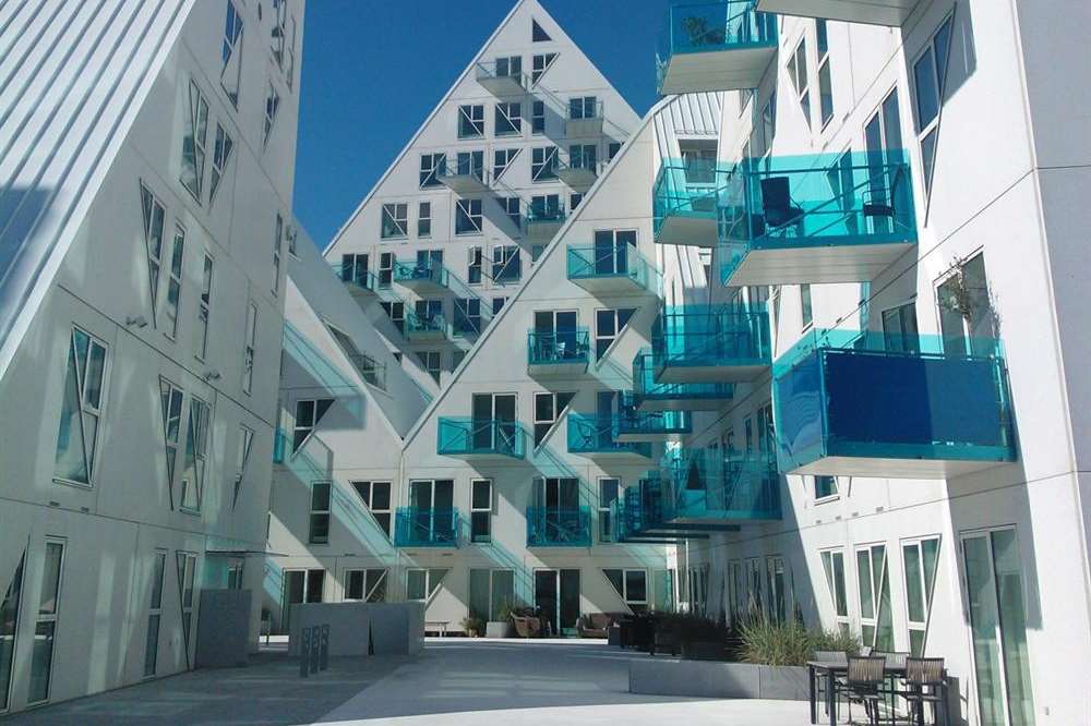 The Iceberg, a unique residential development in the harbour area of Aarhus