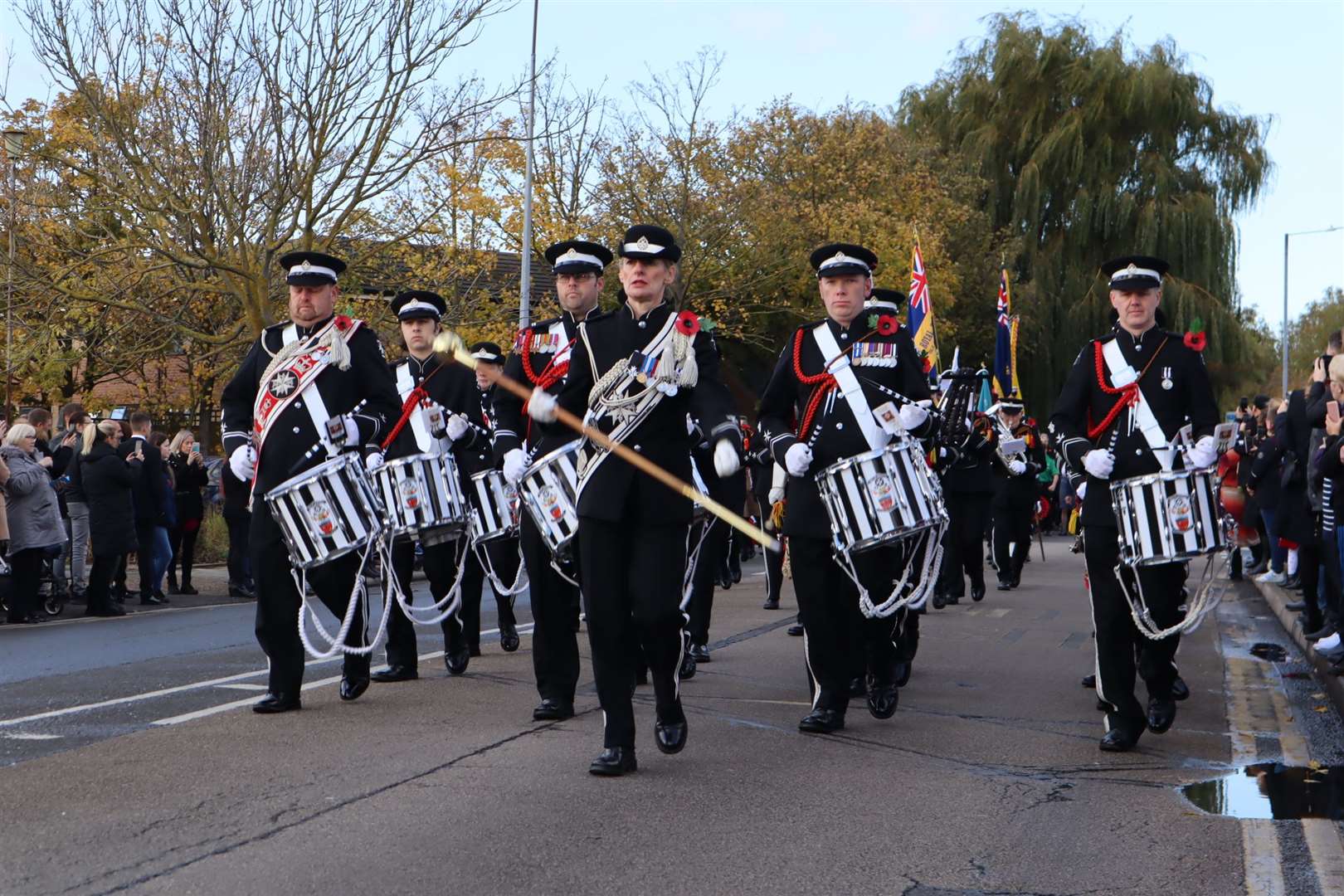 The Sheppey St John Ambulance Band led the Remembrance Sunday parade in Sheerness (21306160)