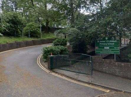 St James' Primary in Tunbridge Wells was partially closed on Tuesday. Picture: Google