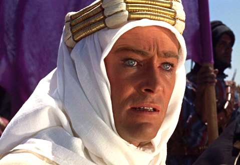 Peter O'Toole in his most famous role of Lawrence of Arabia. Picture: Columbia Pictures via Wikimedia Commons