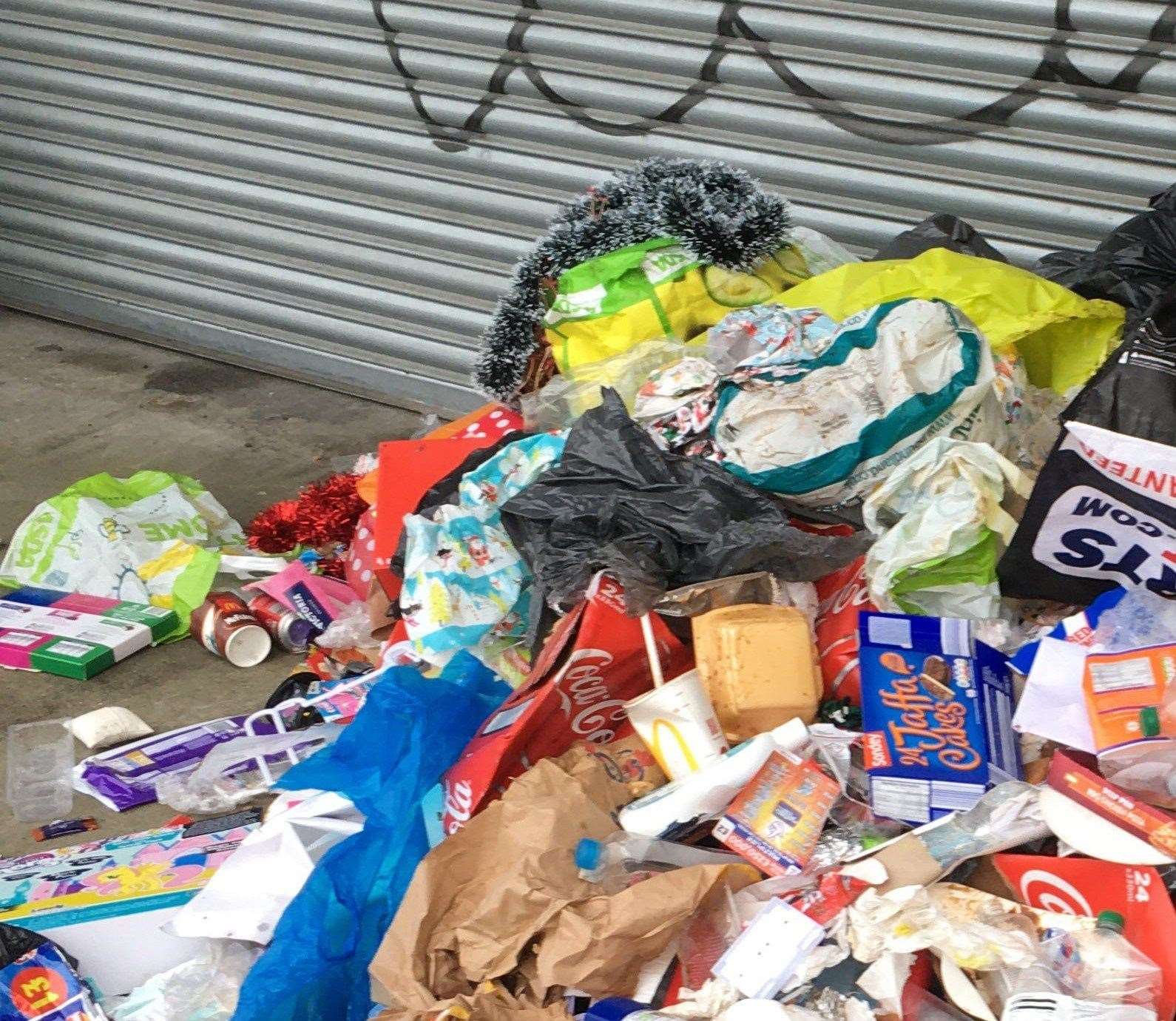 Flytipping found dumped near the river in Gravesend as investigations found the culprit lives less than a mile from the Pepperhill tip. Picture: Gravesham council