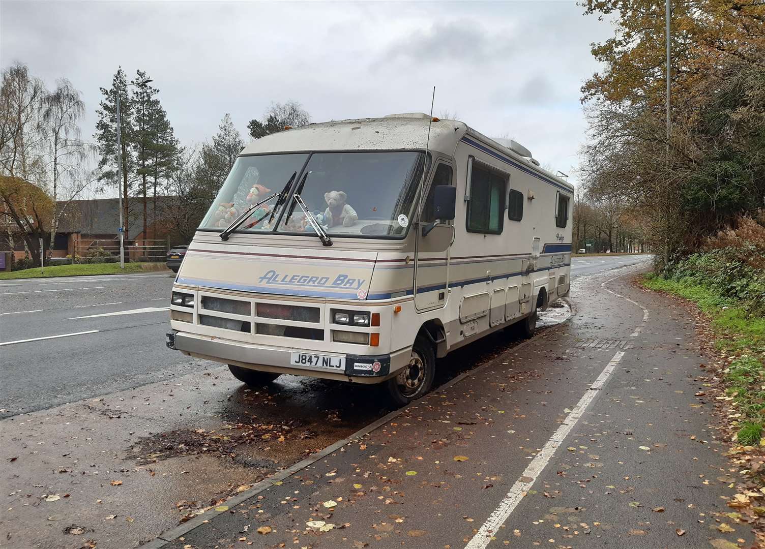 The motorhome has been parked in Simone Weil Avenue for more than two months