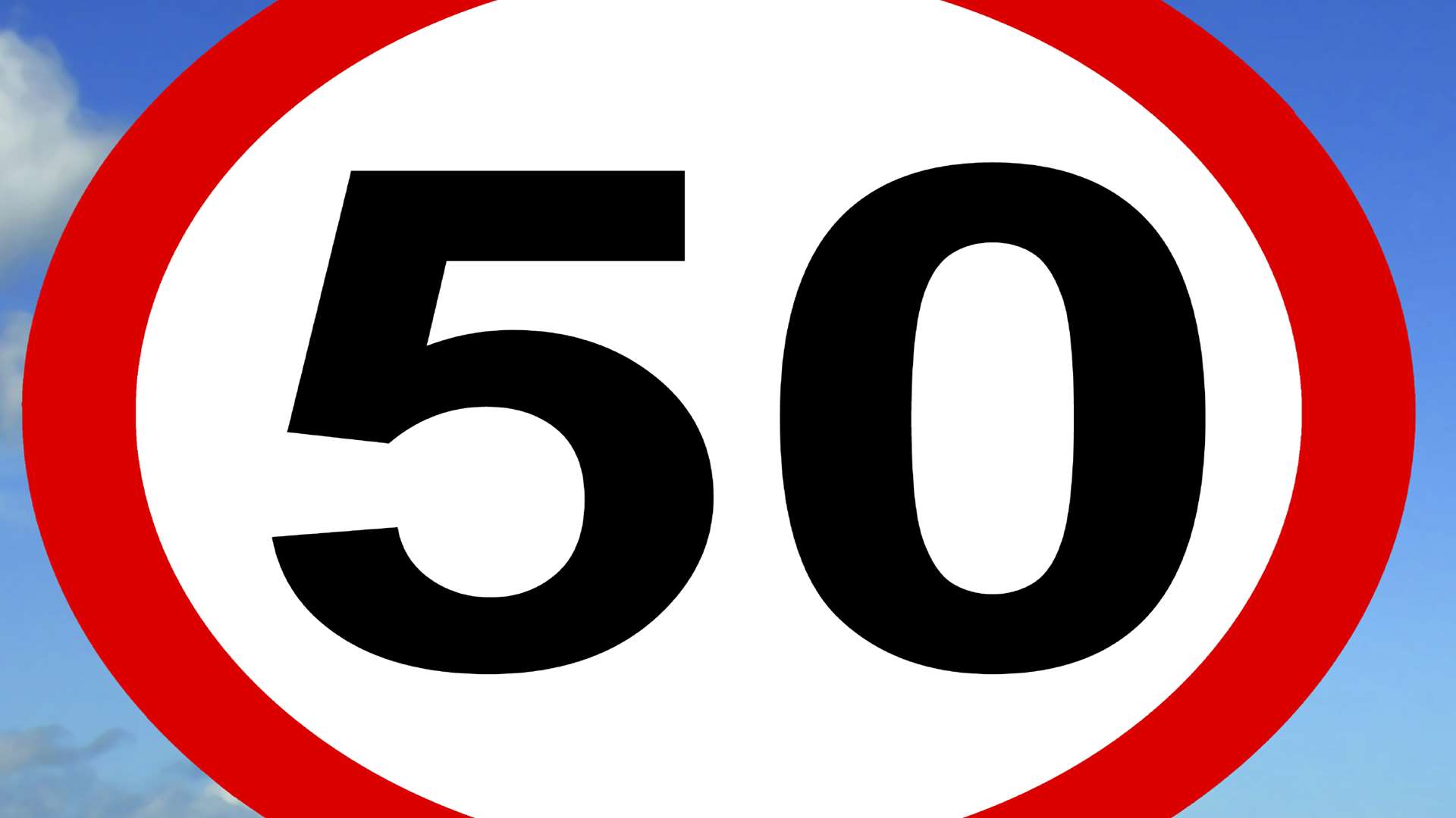A 50mph speed limit will be in place