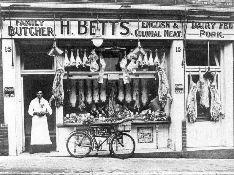 Betts Butchers began trading in Earl Street, Maidstone