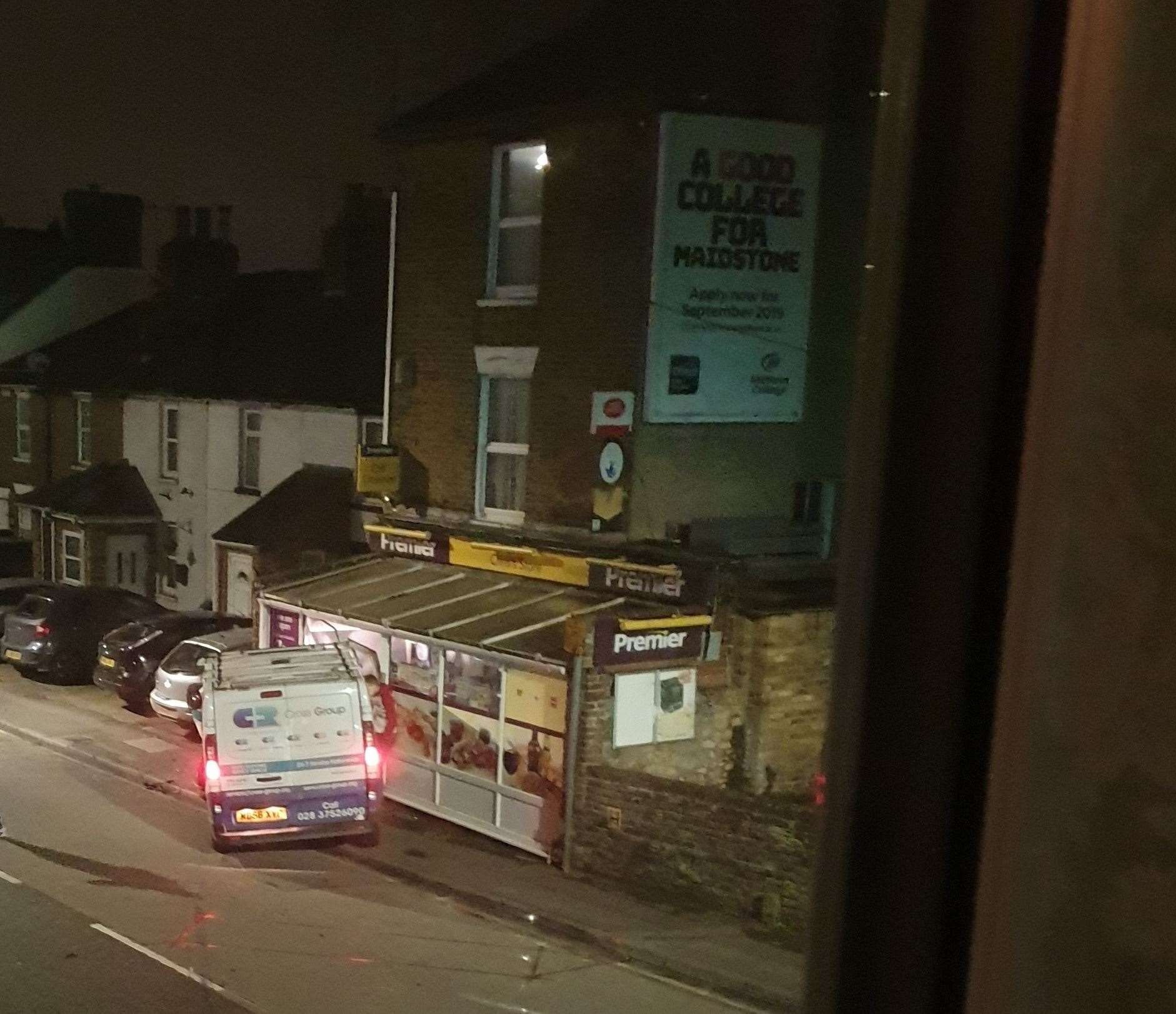 The scene of the crash in Tonbridge Road, Maidstone (8422142)