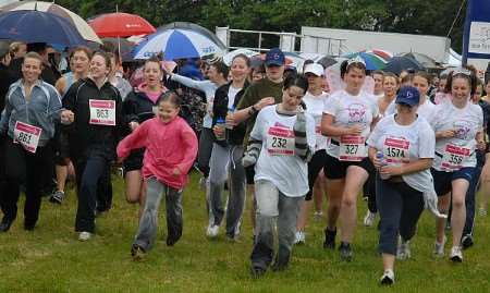 Ladies of all ages taking part in the Gillingham event. Picture: VERNON STRATFORD