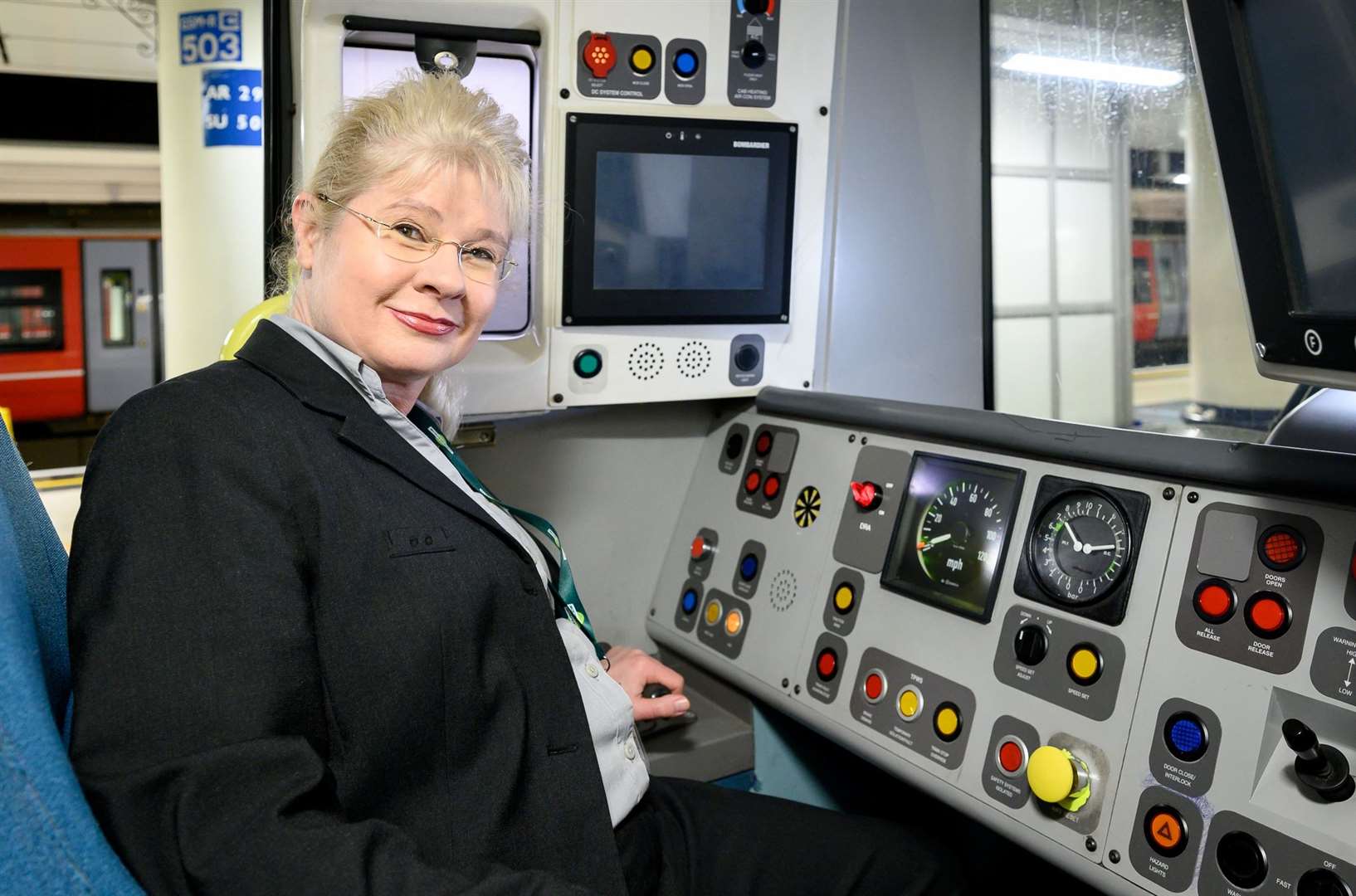 Leigh Santamaria is training to become a train driver for Southern Rail
