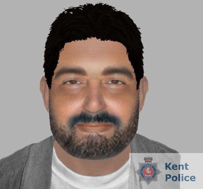 Police want to speak with this man. Photo: Kent Police