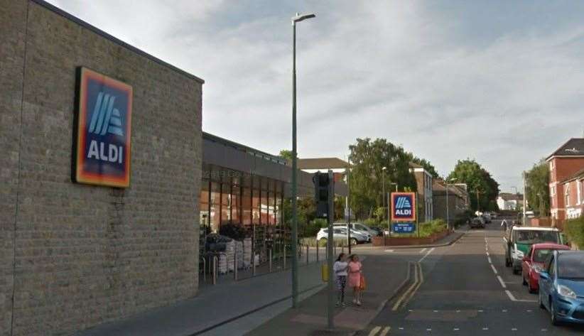 Aldi supermarket in Well Road, Maidstone. Picture: Google Street View