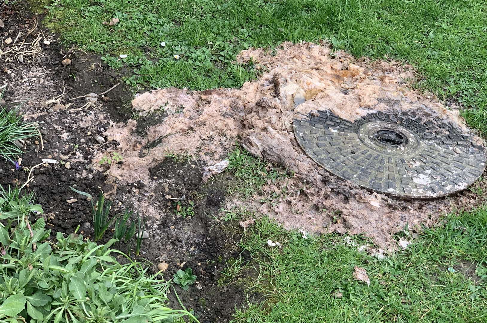 Raw sewage leaked from a drain at retirement complex for nearly a week