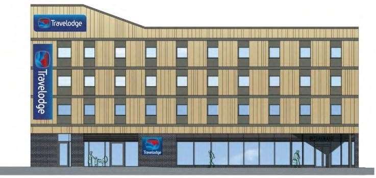 The Travelodge hotel and restaurant planned for Sittingbourne