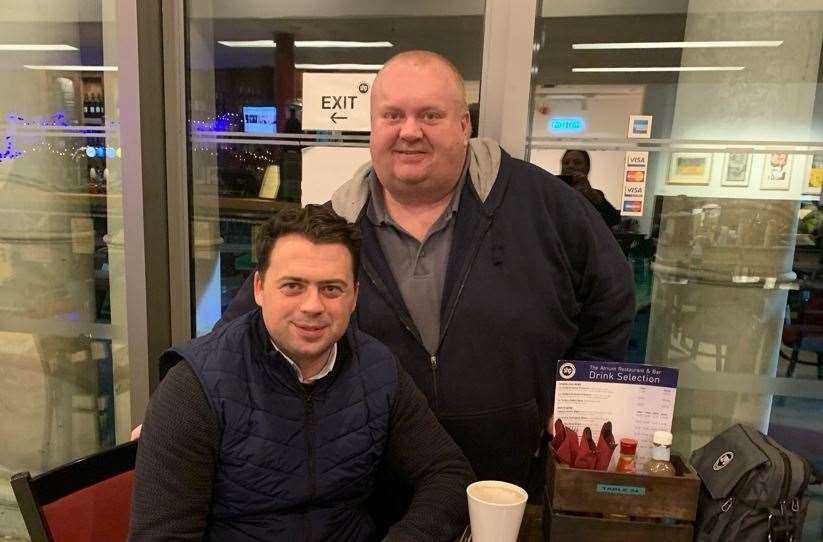 Mark travelled to Bracknell to have a coffee with Andy