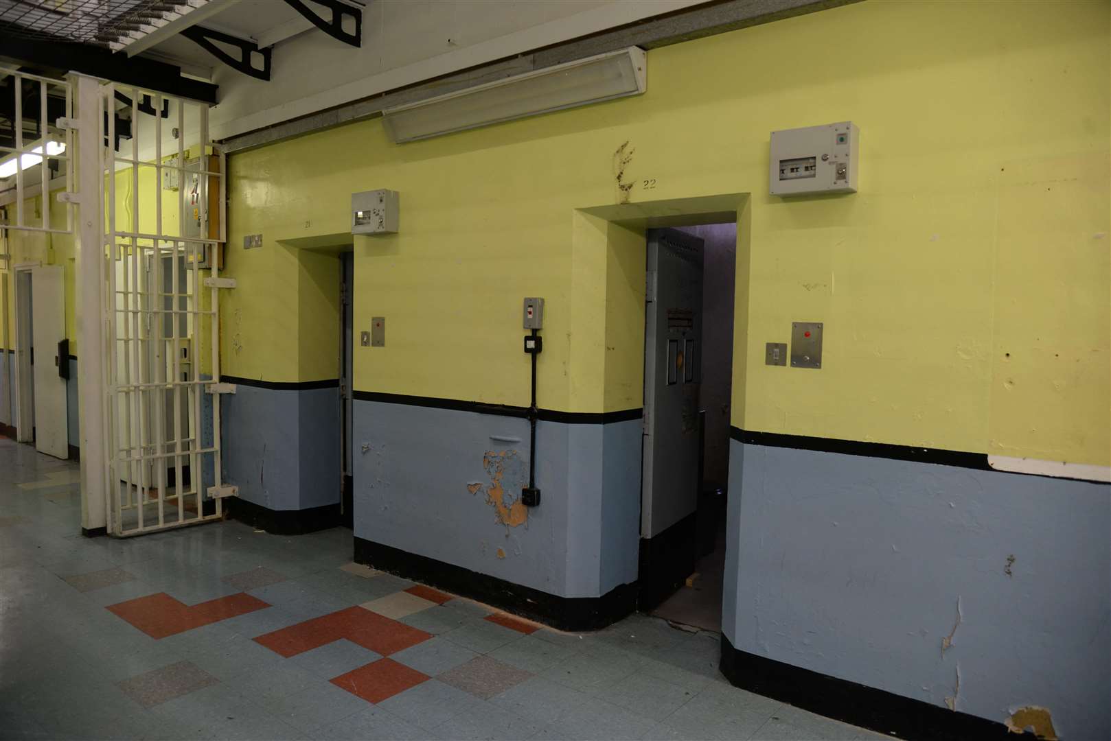 Cells at the former Canterbury Prison. Picture: Chris Davey