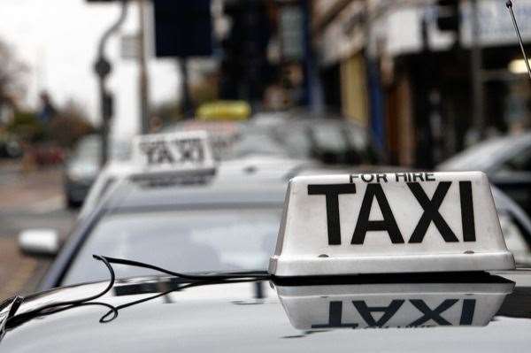 A taxi driver was reportedly sprayed with a substance during a robbery. Stock Image: Peter Still