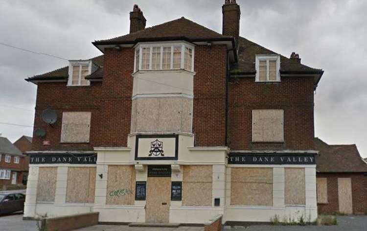 The Dane Valley Arms, Margate, before it was demolished