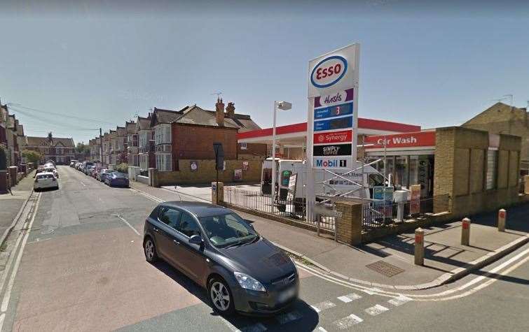 Cigarettes were stolen from the Esso in King's Road, Herne Bay. Picture: Google (18937541)