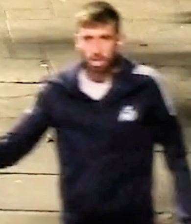 Police want to talk to this man after a vicious attack on Ashford's High Street