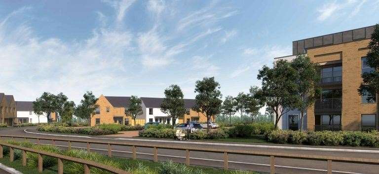 How the new housing could look at the former Blacksole Farm in Broomfield, Herne Bay
