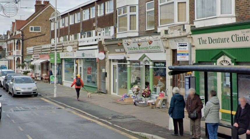 Fire crews were called to High Street, Broadstairs at 7pm last night. Picture: Google