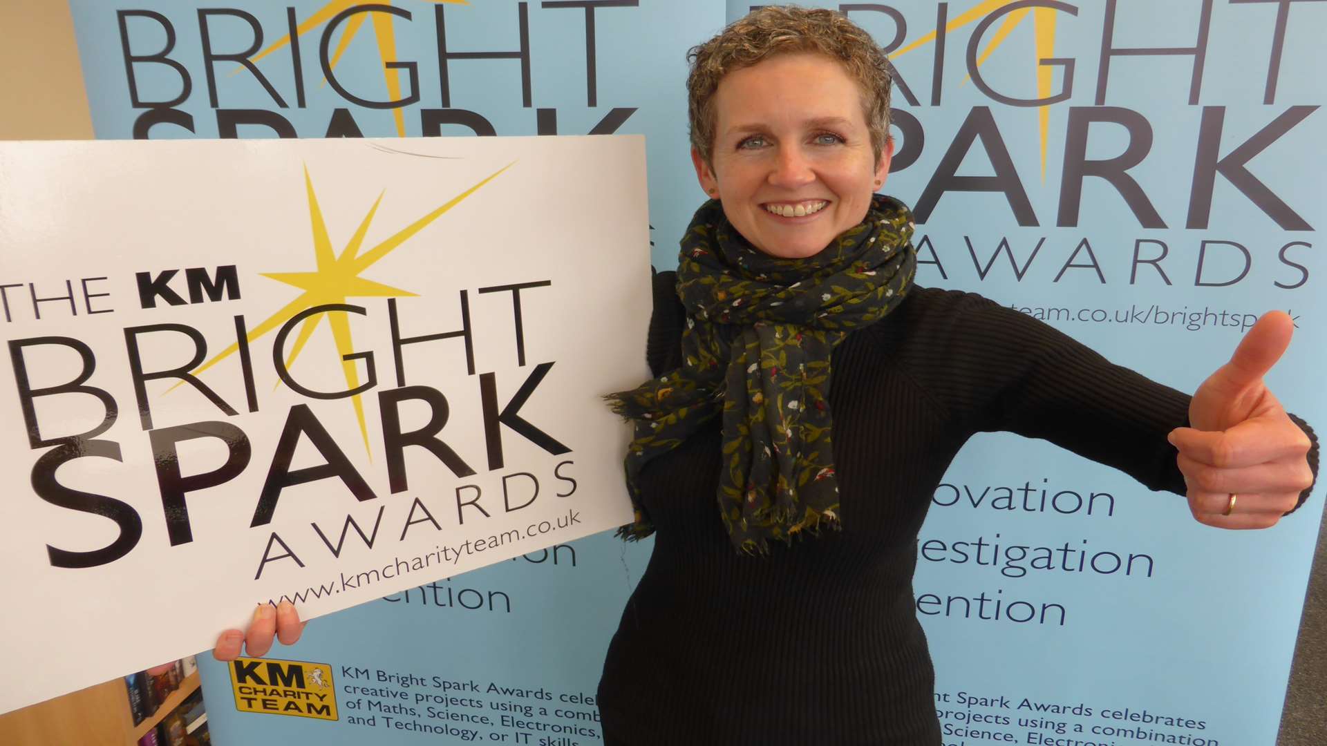 Jane Priston, director of the Amy Johnson and Herne Bay Project, becomes the first ambassador for the 2016 KM Bright Spark Awards which are now open for nominations.