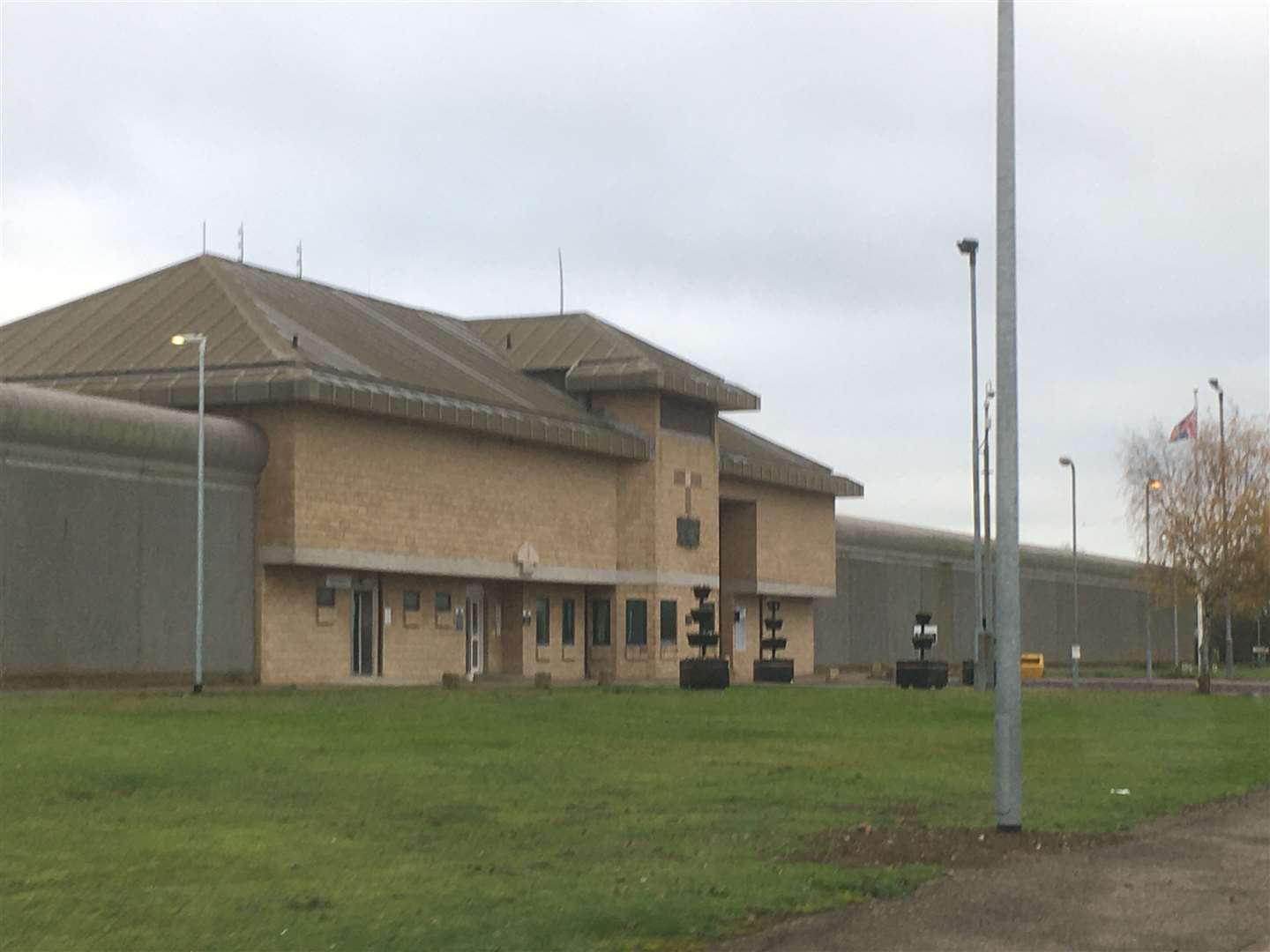 HMP Elmley Prison at Eastchurch on the Isle of Sheppey