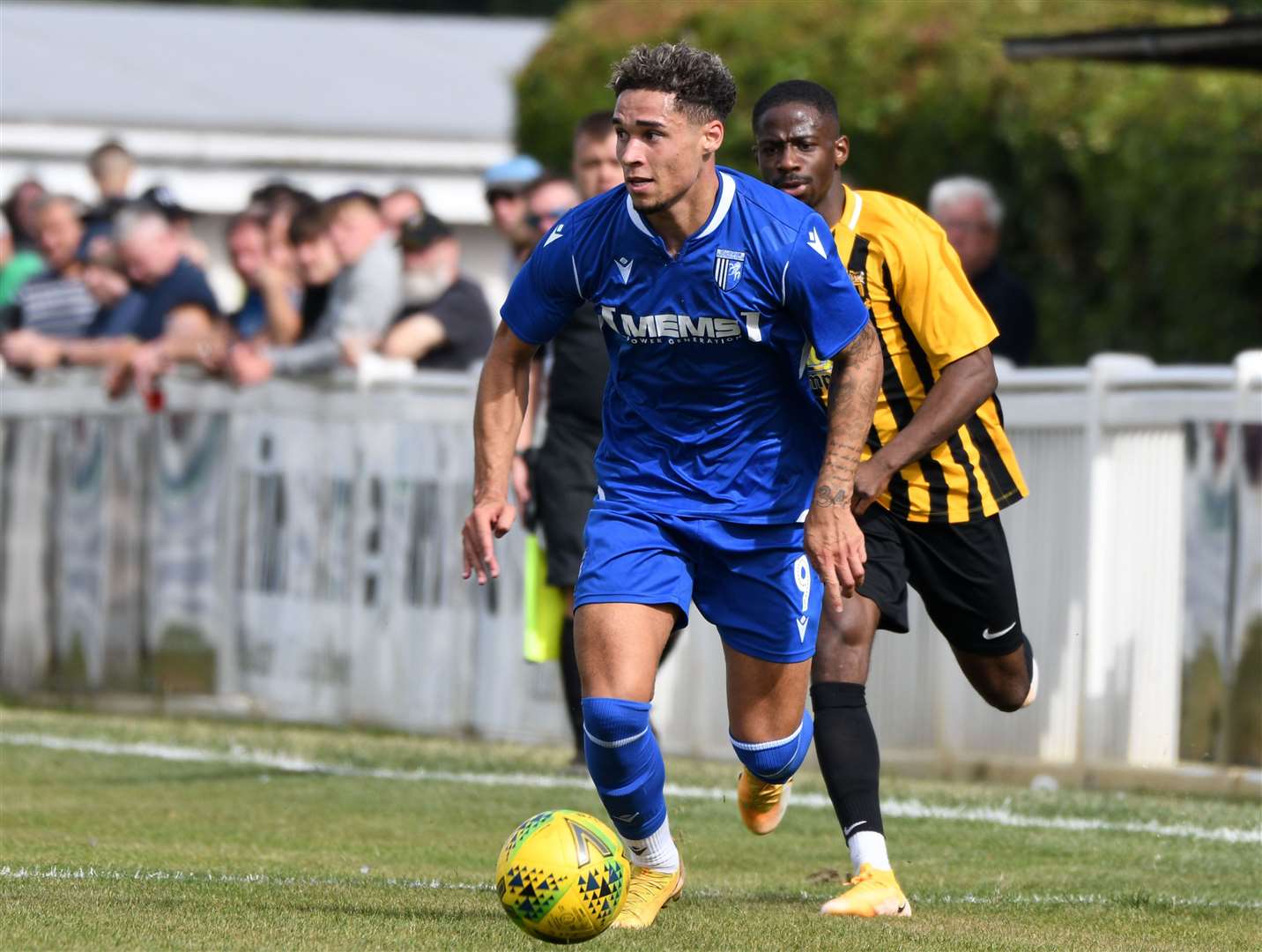 Lewis Walker played on trial for Gillingham this summer Picture: Barry Goodwin