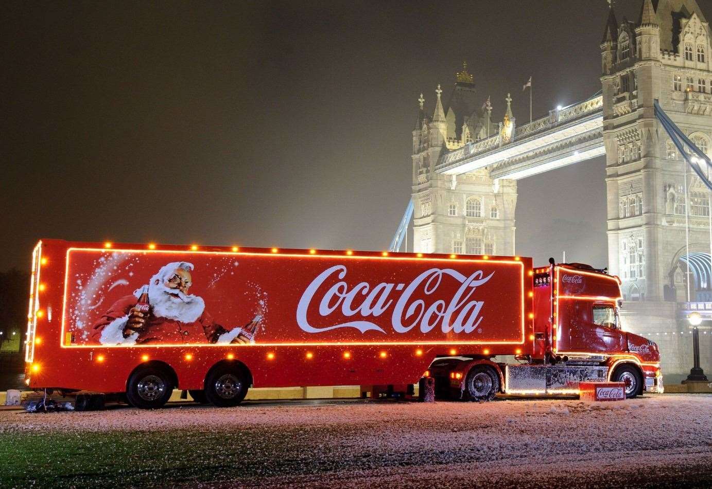Coca-Cola Christmas truck coming to Bluewater shopping Centre, Dartford