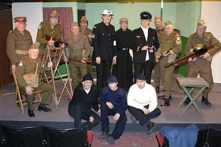 Cast of Dads Army at the Oasthouse Theatre in Rainham