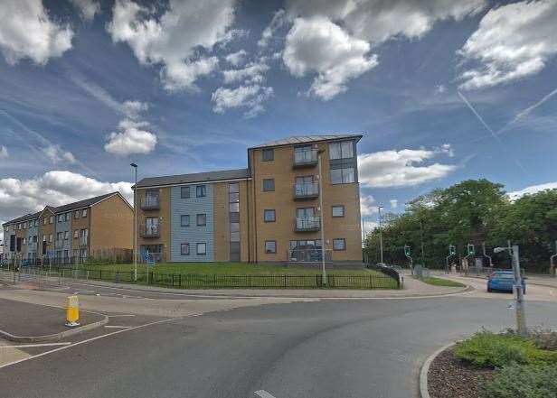 Police were called to Temple Hill in Dartford yesterday morning following reports of a disturbance. Photo: Google