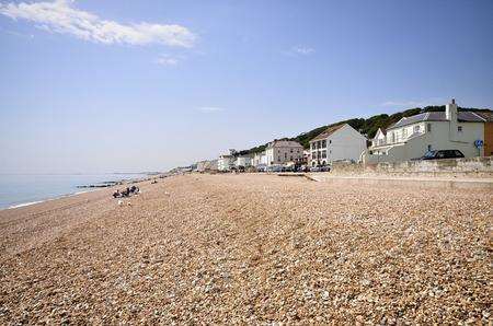 A general view of the seafront at Sandgate.