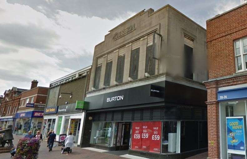 Life nightclub is above Burton in Sittingbourne High Street
