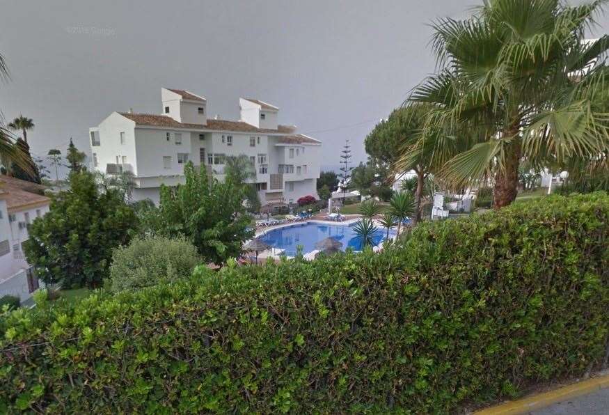 The Club La Costa pool where the Diya family drowned on Christmas Eve. Picture: Google (25603287)